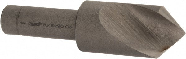 Keo - 5/8" Head Diam, 3/8" Shank Diam, 1 Flute 90° Cobalt Countersink - Americas Industrial Supply