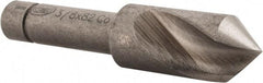 Keo - 3/8" Head Diam, 1/4" Shank Diam, 1 Flute 82° Cobalt Countersink - Bright Finish, 1-3/4" OAL, Single End - Americas Industrial Supply