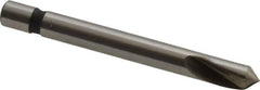 Keo - 1/8" Head Diam, 1/8" Shank Diam, 1 Flute 82° Cobalt Countersink - Bright Finish, 1-1/4" OAL, Single End - Americas Industrial Supply