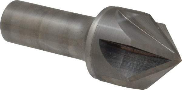 Keo - 1-1/4" Head Diam, 3/4" Shank Diam, 6 Flute 90° Solid Carbide Countersink - Bright Finish, 3-1/4" OAL, Single End - Americas Industrial Supply