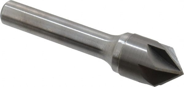 Keo - 5/8" Head Diam, 3/8" Shank Diam, 6 Flute 90° Solid Carbide Countersink - Americas Industrial Supply