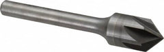 Keo - 1/2" Head Diam, 1/4" Shank Diam, 6 Flute 90° Solid Carbide Countersink - Americas Industrial Supply