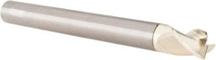 Accupro - 5/8", 3 Flute, Single End, Solid Carbide, 0.03" Corner Radius End Mill - 6" OAL, 37° Helix, Right Hand Flute, 3/4" LOC, Right Hand Cut - Americas Industrial Supply