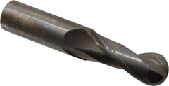 OSG - 5/8" Diam, 1-5/8" LOC, 2 Flute Solid Carbide Ball End Mill - Uncoated, Single End, 3-1/2" OAL, 5/8" Shank Diam, Spiral Flute - Americas Industrial Supply
