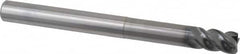 OSG - 12mm, 4 Flute, Single End, Solid Carbide, 1mm Corner Radius End Mill - 130mm OAL, 45° Helix, Right Hand Flute, 18mm LOC, Right Hand Cut, 60mm Extended Reach - Americas Industrial Supply