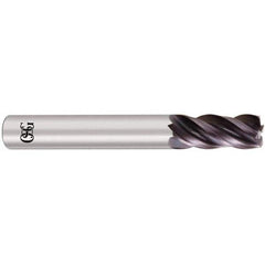 OSG - 1" Diam 4 Flute Solid Carbide 0.03" Corner Radius End Mill - Americas Industrial Supply