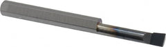 Accupro - 0.16" Min Bore Diam, 3/4" Max Bore Depth, 3/16 Shank Diam, Boring Bar - Right Hand Cut, Solid Carbide, TiAlN Finish - Exact Industrial Supply