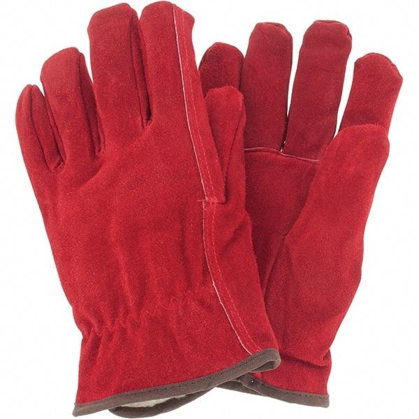 MCR Safety - Size L Deerskin General Protection Work Gloves - For General Purpose, Uncoated, Slip-On Cuff, Tan, Paired - Americas Industrial Supply