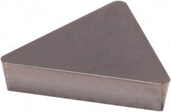 Kennametal - TPG322 Grade KCU10 Carbide Turning Insert - AlTiN Finish, 60° Triangle, 3/8" Inscr Circle, 1/8" Thick, 1/32" Corner Radius - Americas Industrial Supply