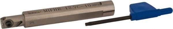 Iscar - MIFHR, Internal, Right Hand, 0.677" Max Depth of Cut, Indexable Grooving Tool Holder - MI.R 10 Insert Compatibility, 1/2" Shank Width, 3.543" OAL, Through Coolant - Americas Industrial Supply
