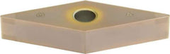 Sumitomo - 4NC-VNGA331 Grade BNC160 PCBN Turning Insert - TiN Finish, 35° Diamond, 3/8" Inscr Circle, 3/16" Thick, 1/64" Corner Radius - Americas Industrial Supply
