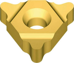 Vargus - 5UEI Internal/External Left & Right Hand 4-2.75 Partial Profile 60° Laydown Threading Insert - Grade VKX, TiN Coated Carbide, 15.88mm Inscribed Circle - Americas Industrial Supply