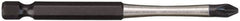 Milwaukee Tool - #2 Phillips Screwdriver Bit - 1/4" Hex Drive, 3-1/2" OAL - Americas Industrial Supply