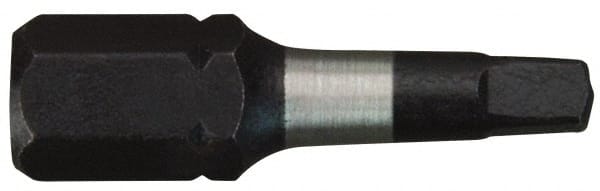 1/4″ Drive Insert Square Recess Bit 1″ OAL, 2 Drill Size