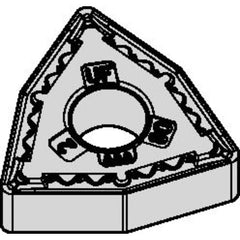 WNMG 432 Double-sided|G WM15CT, 1/32″ Corner Radius, 3/16″ Thick, 1/2″ Inscribed Circle, TiN, Turning Indexable Insert - Americas Industrial Supply