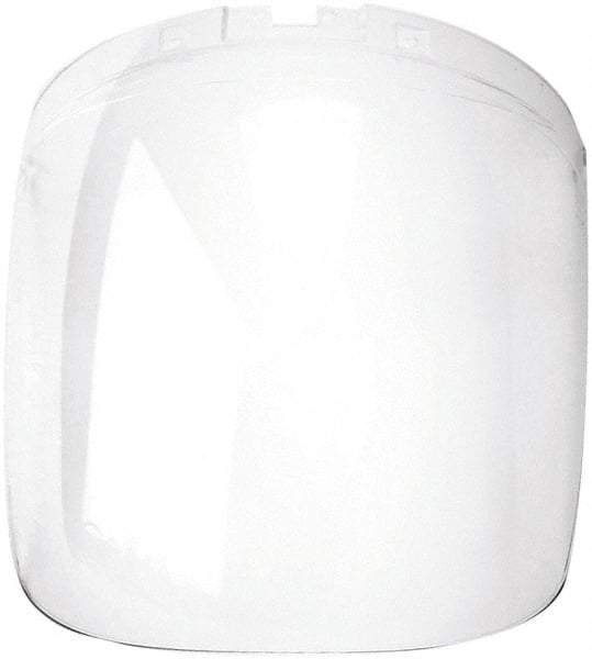 Sellstrom - Anti-Fog Clear Polycarbonate Face Shield - 9" High x 12-1/8" Wide x 0.06mm Thick, Compatible with Sellstrom DP4 Faceshields - Americas Industrial Supply