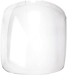 Sellstrom - Anti-Fog Clear Polycarbonate Face Shield - 9" High x 12-1/8" Wide x 0.06mm Thick, Compatible with Sellstrom DP4 Faceshields - Americas Industrial Supply