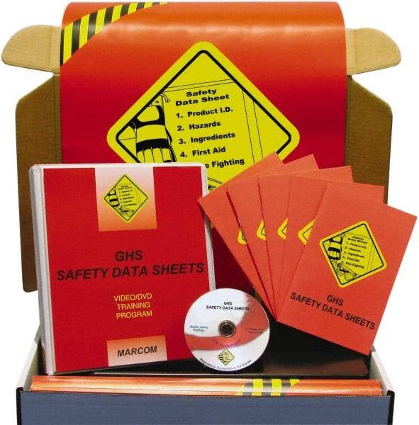 Marcom - GHS Safety Data Sheets, Multimedia Training Kit - 16 Minute Run Time DVD, 1 Course, English - Americas Industrial Supply