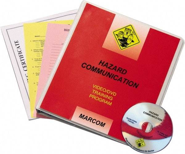 Marcom - Hazard Communication for Industrial Facilities, Multimedia Training Kit - 20 Minute Run Time DVD, 1 Course, English - Americas Industrial Supply