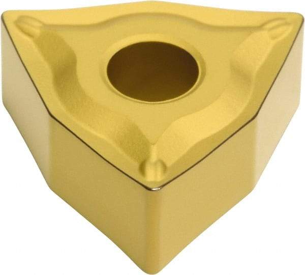 Sumitomo - WNMG433 ESU Grade AC810P Carbide Turning Insert - Al2O3 Finish, 80° Trigon, 1/2" Inscr Circle, 3/16" Thick, 3/64" Corner Radius - Americas Industrial Supply