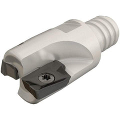 Iscar - 5/8" Cut Diam, 0.39" Max Depth of Cut, 0.87" OAL, Indexable Square Shoulder End Mill - HM90 AP.. 1003.. Inserts, T10 Modular Connection, 90° Lead Angle, Series Heli2000, Multimaster - Americas Industrial Supply