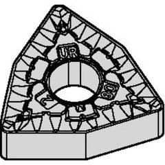 WNMG 433 Double-sided|G WK20CT, 3/64″ Corner Radius, 3/16″ Thick, 1/2″ Inscribed Circle, TiN, Turning Indexable Insert - Americas Industrial Supply