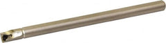 Kyocera - 0.312" Min Bore Diam, 4" OAL, 1/4" Shank Diam, A/S-STLB(P)-AE Indexable Boring Bar - 0.472" Max Bore Depth, TBGT 121.., TBGW 121.., TBMT 121.. Insert, Screw Holding Method - Americas Industrial Supply