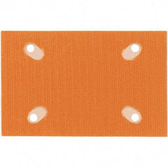 Dynabrade - 3" Diam x 4-1/4" Long, Triangular, Hook & Loop Face, Conversion Backing Pad - Hook & Loop Back, Vacuum Pad - Americas Industrial Supply