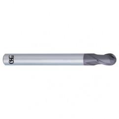 10mm Dia. - 100mm OAL - Solid Carbide - Ball Nose HP End Mill-2 FL - Americas Industrial Supply