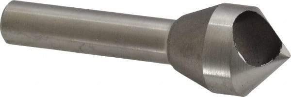 Keo - 3/4" Head Diam, 3/8" Shank Diam, 0 Flute 90° Cobalt Countersink - Bright Finish, 2-3/8" OAL, Single End, Straight Shank, Right Hand Cut - Americas Industrial Supply