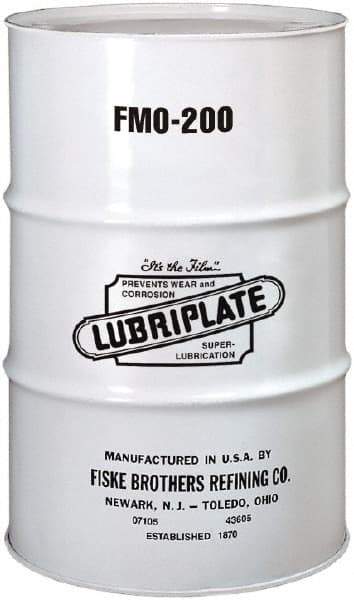 Lubriplate - 55 Gal Drum, Mineral Multipurpose Oil - SAE 10, ISO 46, 41 cSt at 40°C, 6 cSt at 100°C, Food Grade - Americas Industrial Supply