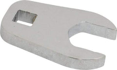Proto - 25mm 1/2" Drive Full Polish Chrome Open End Crowfoot Wrench - 2.9" OAL - Americas Industrial Supply