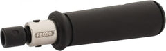 Proto - Preset Pre-Set Interchangeable Head Torque Wrench Assembly - 3 N/m to 150 In/Lb Torque, 6" OAL - Americas Industrial Supply