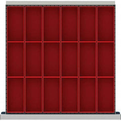 LISTA - 18-Compartment Drawer Divider Layout for 3.15" High Drawers - Americas Industrial Supply
