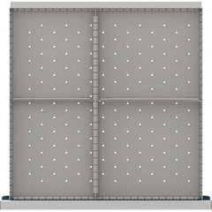 LISTA - 4-Compartment Drawer Divider Layout for 3.15" High Drawers - Americas Industrial Supply