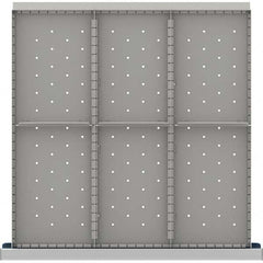 LISTA - 6-Compartment Drawer Divider Layout for 3.15" High Drawers - Americas Industrial Supply