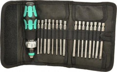 Wera - 17 Piece, Screwdriver Bit and Socket Set - #1, #2 & #3 Phillips - Americas Industrial Supply