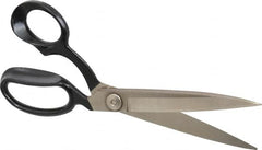 Wiss - 5" LOC, 10-3/8" OAL Bent Upholstery, Carpet, & Fabric Shears - Offset Handle, For Carpet, Composite Materials, Synthetic Fibers - Americas Industrial Supply