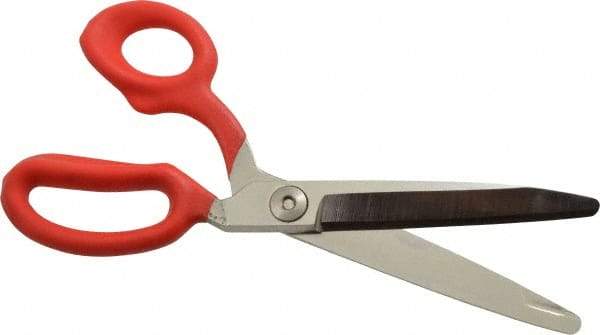 Wiss - 5" LOC, 10-3/8" OAL High Leverage Industrial Shears - Offset Handle, For Carpet, Composite Materials, Synthetic Fibers - Americas Industrial Supply