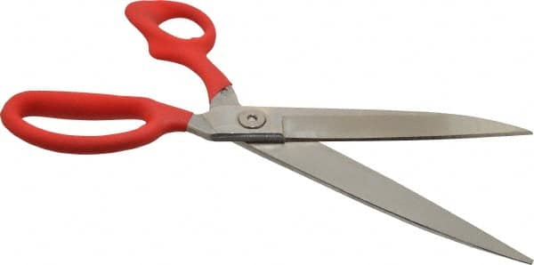 Wiss - 6" LOC, 12-1/2" OAL Inlaid Heavy Duty Shears - Left Hand, Offset Handle, For Composite Materials, Fabrics, Upholstery - Americas Industrial Supply