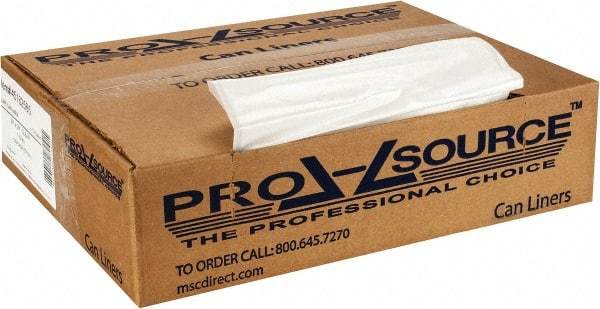 PRO-SOURCE - 1.25 mil Thick, Heavy-Duty Trash Bags - 33" Wide x 39" High, Clear - Americas Industrial Supply