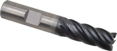 Kennametal - 1/2", 5 Flute, Solid Carbide, 0.015" Corner Radius End Mill - 3" OAL, 1-1/4" LOC - Americas Industrial Supply