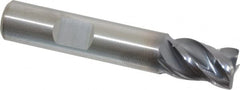 Kennametal - 7/16", 4 Flute, Solid Carbide, Corner Chamfer End Mill - 2-1/2" OAL, 5/8" LOC - Americas Industrial Supply