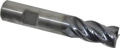 Kennametal - 5/8", 4 Flute, Solid Carbide, 0.03" Corner Radius End Mill - 3-1/2" OAL, 1-1/4" LOC - Americas Industrial Supply