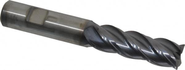 Kennametal - 3/4", 4 Flute, Solid Carbide, 0.03" Corner Radius End Mill - 5" OAL, 2-1/4" LOC - Americas Industrial Supply
