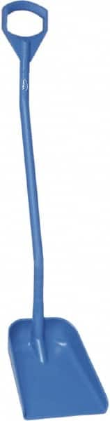 Vikan - 13-1/4" High Square Plastic Shovel - 39-7/8" Long D-Grip Handle - Americas Industrial Supply