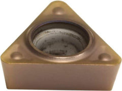 Sumitomo - TPMT222 ENF Grade AC510U Carbide Turning Insert - TiAlN/AlCrN Finish, 60° Triangle, 1/4" Inscr Circle, 1/8" Thick, 1/32" Corner Radius - Americas Industrial Supply