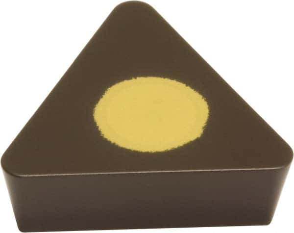 Sumitomo - TPMN222 Grade AC420K Carbide Turning Insert - Proprietary Finish, 60° Triangle, 1/4" Inscr Circle, 1/8" Thick, 1/32" Corner Radius - Americas Industrial Supply