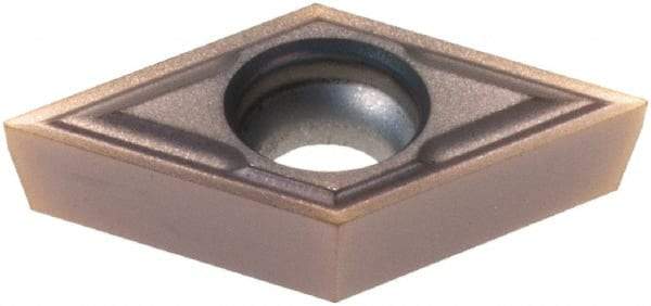 Sumitomo - DCGT21.50 EFM Grade AC530U Carbide Turning Insert - TiAlN/AlCrN Finish, 55° Diamond, 1/4" Inscr Circle, 3/32" Thick, 0.0039" Corner Radius - Americas Industrial Supply