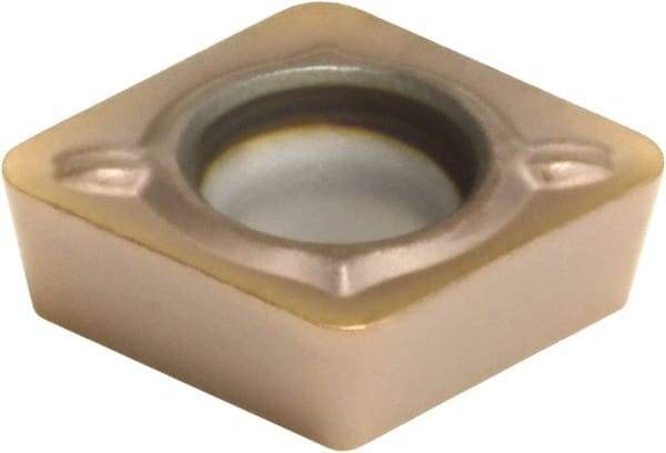 Sumitomo - CPMT32.52 ESU Grade AC510U Carbide Turning Insert - TiAlN/AlCrN Finish, 80° Diamond, 3/8" Inscr Circle, 5/32" Thick, 1/32" Corner Radius - Americas Industrial Supply